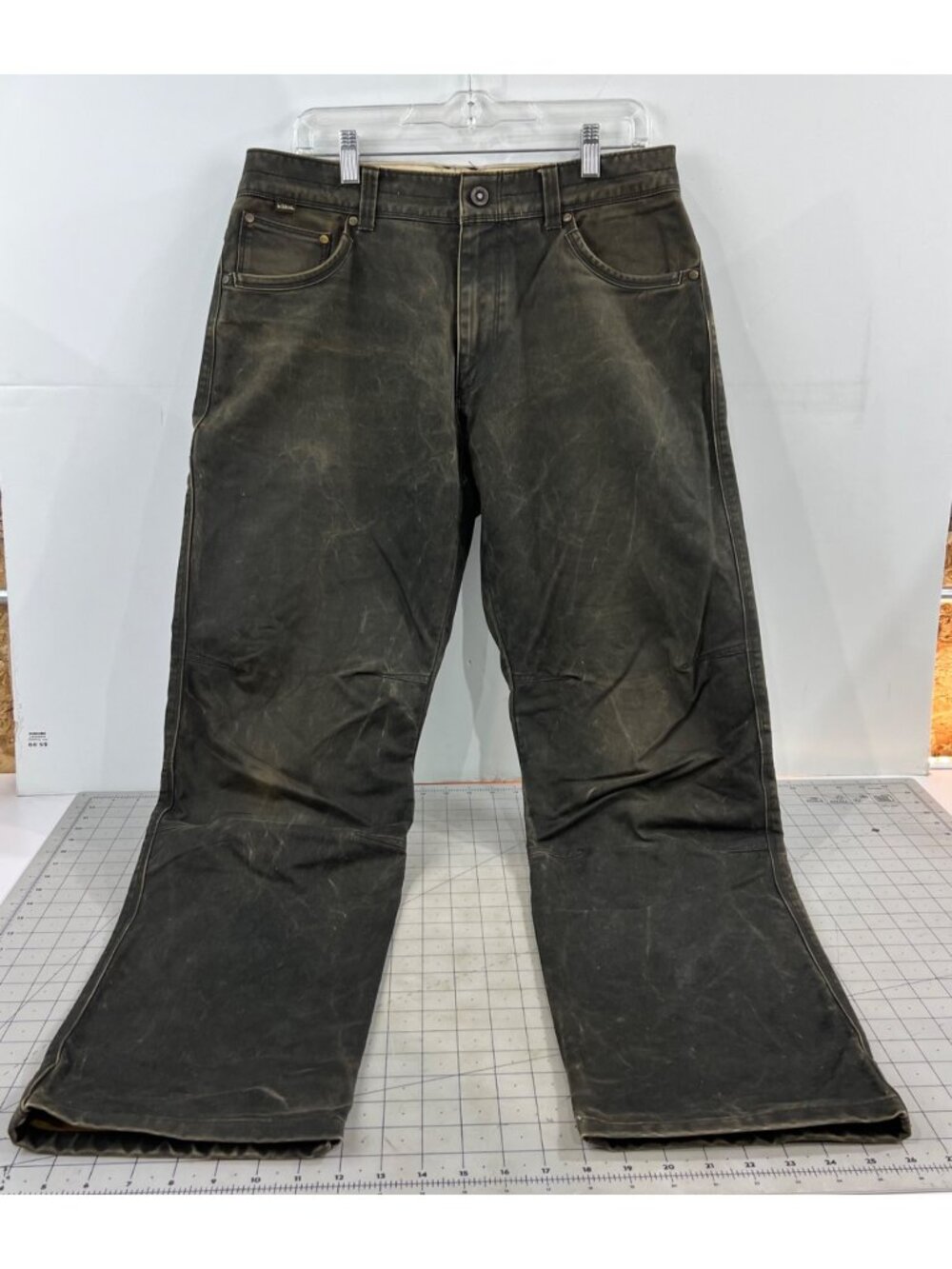 Kühl Men’s 34x32 Rydr Khaki Pants Rugged Cotton Blend Durable 22S Style #5016